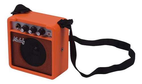 Mini Amplificador Muslady 5w Naranja Para Guitarra