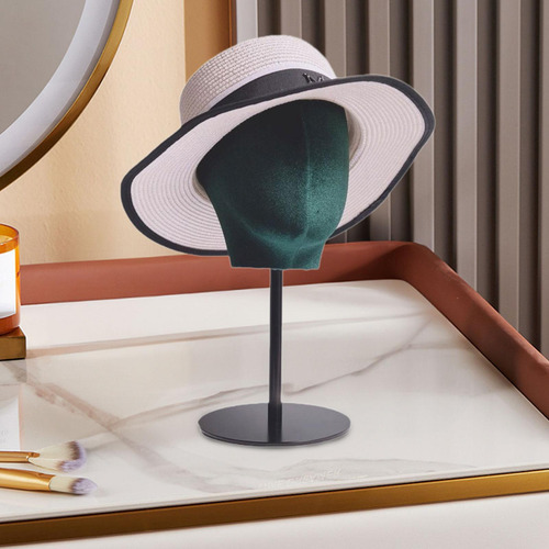 Mannequin Head Display Soport Soporte De Sombrero Decorativo