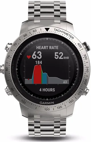 Garmin Fenix Chronos Correa De Acero Cepillado Smartwatch