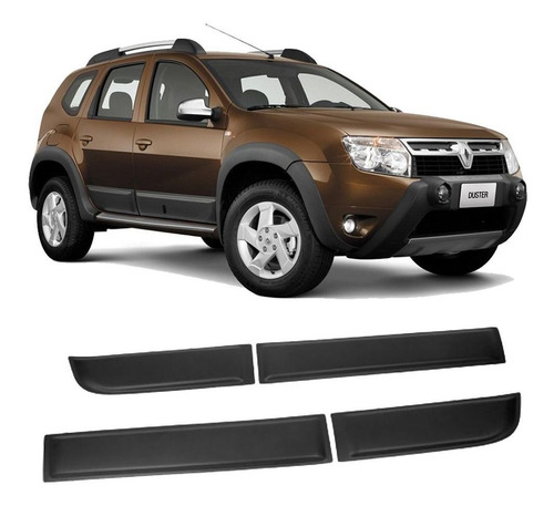 Imagem 1 de 2 de Friso Lateral Duster E Oroch 12 Em Diante Preto
