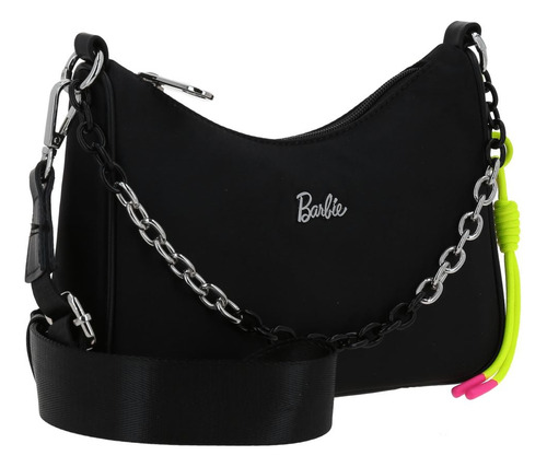 Bolso Baguette Negro Barbie By Gorett Yuritzy