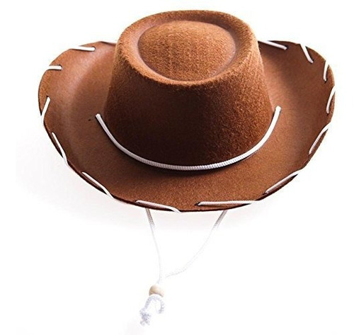 Niños Brown Felt Cowboy Sombrero Por Siglo Novedad 996e6