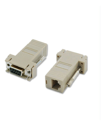 Adaptador Db9 Fêmea X Rj45 Fêmea - 2 Peças | S/nf