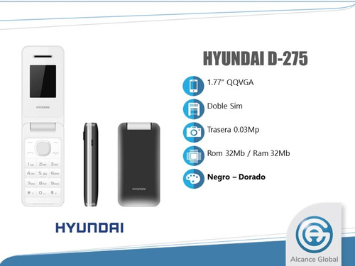 Telefono Celular Hyundai D275 ***nuevo*