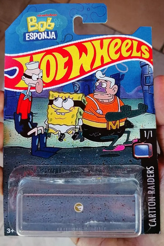 Botemovil Invisible Bob Esponja Hot Wheels Custom (Usado)