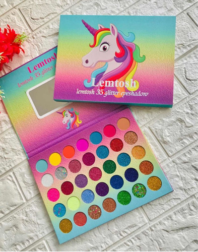 Paleta De Sombras Para Ojos Edición Unicornio Glitter