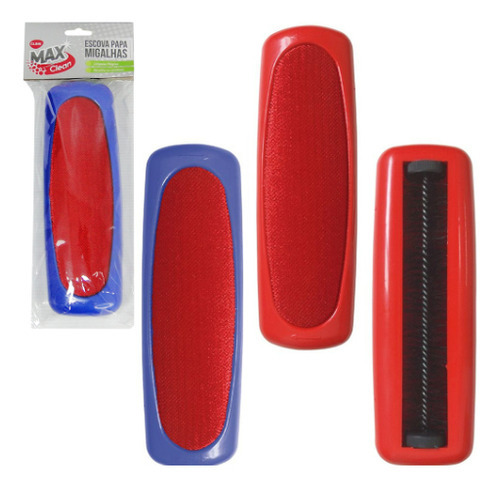 Cepillo rotativo para barrer migas, limpia la mesa de salvado, color rojo liso