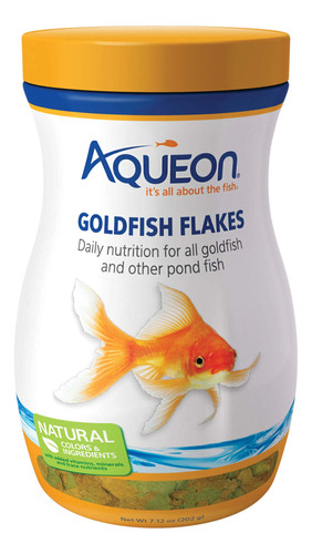 Aqueon Goldfish Fish - Copos De Comida Para Pescado, 7.12 On