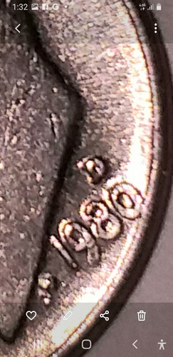 1980 D Dime Usa Error Double Die