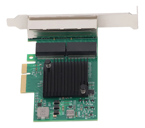 Placa De Rede Gigabit Ethernet Pcie X4 Bcm5719 4 Portas