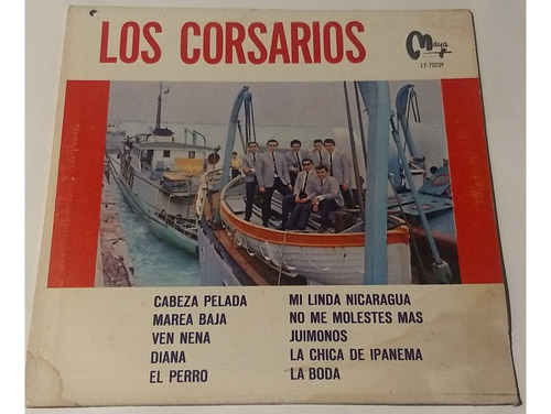 Vinilo Los Corsarios Homónimo P. 1966 Maya Exelente