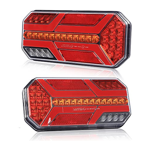 Led Camión Remolque Rv Luces Traseras Luz De Freno Seã...
