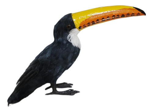 Tucán De Pájaro De Pluma Realista Hecho A Mano Para