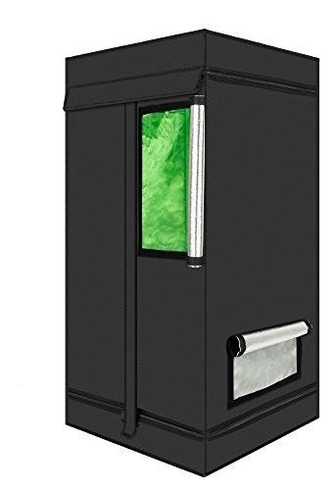 Kcelarec Home Mylar Hydroponic Grow Tent With Observation Wi