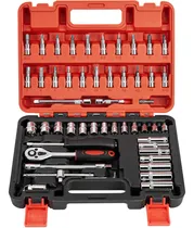 Comprar Juego De 53 Llaves De Trinquete 1\u002F4   Métricas  Extensión, C