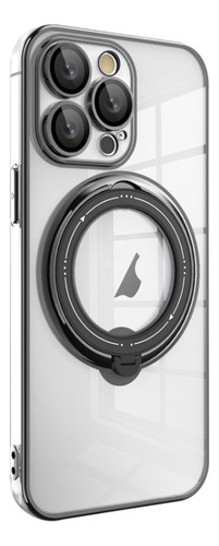Funda Simple Con Soporte Y Protector De Lente Para iPhone 16