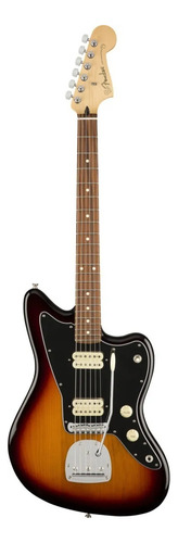 Guitarra eléctrica Fender Player Jazzmaster de aliso 3-color sunburst brillante con diapasón de granadillo brasileño