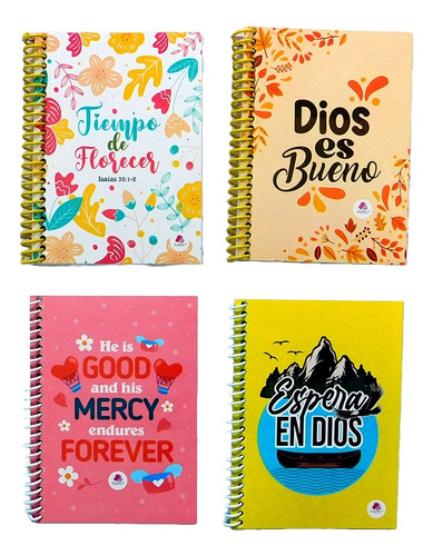 Cuaderno Cristiano Tamaño A6 H. Lisas Pack X 100