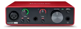 Interfaz de audio Focusrite Scarlett Solo 3ra Generacion