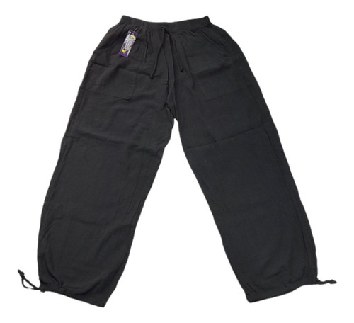 Imagen 2 de 5 de Babucha Pantalon Bambula Yoga Taichi Meditacion Relax Grande