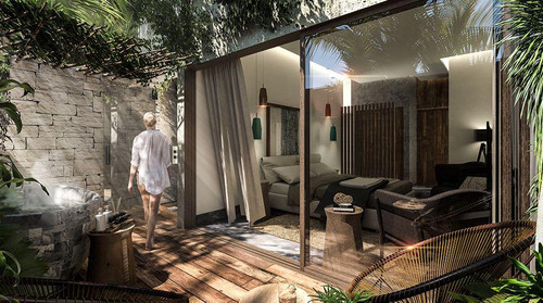 Increíble Villa En Desarrollo Residencial- 3 Rec. - Amenidades Como Spa. Piscina Salada. Temazcal- Tulum