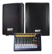 Comprar Combo Consola Activa Skp Vz-100 Dos Bafles Pasivos Skp 515ix