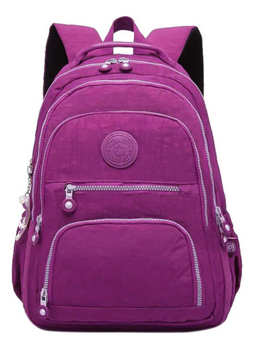 Mochila Passeio Casual Notebook Livro Resistente Impermeável Cor Preto
