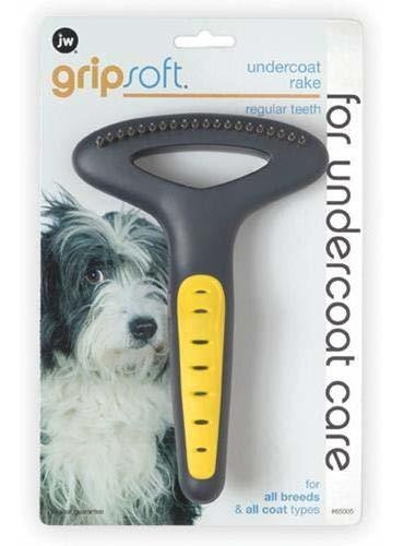 Jw Pet Company Gripsoft Undercoat Rastrillo Dientes Perro Re