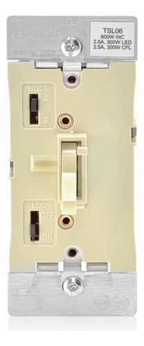 Leviton Tsl06-1lt - Interruptor Universal Con Atenuador  De 