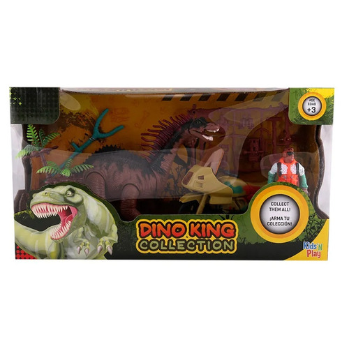 Set De Juegos Dinosaurio + Moto + Explorador + Accesorios