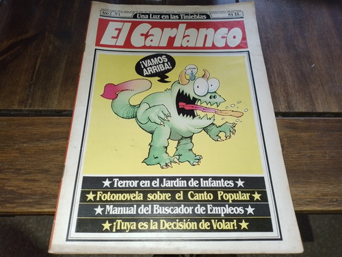  Revista Uruguaya  El Carlanco Año 2 Número 1 Excelente Esta
