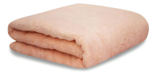 Cobertor Mantinha Soft Fleece Casal Anti Alérgica Quentinha Cor Rosa