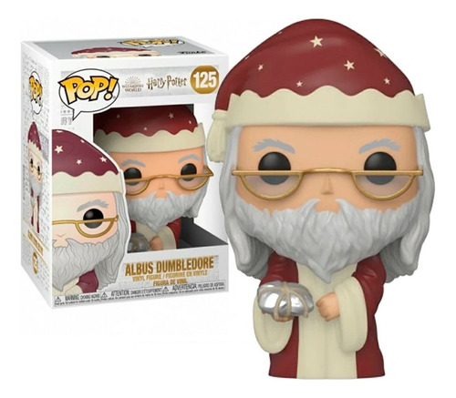 Funko Pop Harry Potter Dumbledore Navideño Holiday Protector