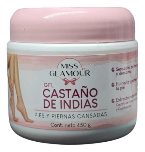  Gel Castaño De Indias Cuarzo 450gr Piernas Cansadas