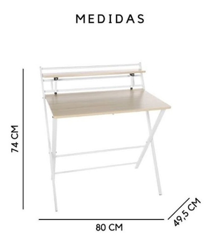 Imagen 7 de 8 de Mesa Tipo Escritorio Plegable Práctico Portátil Laptop Tarea