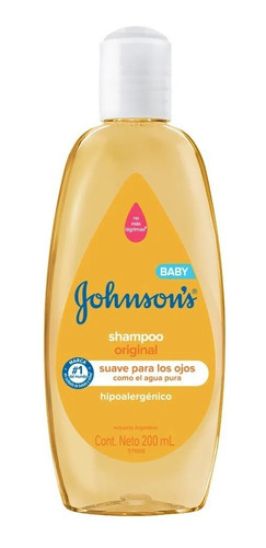Shampoo Johnson's Baby Original Bebes 200ml Pack 3uni