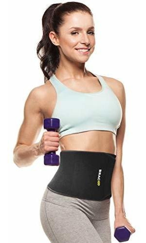 Aerobics Fitness Bracoo Premium Cinturon Sauna Amplia