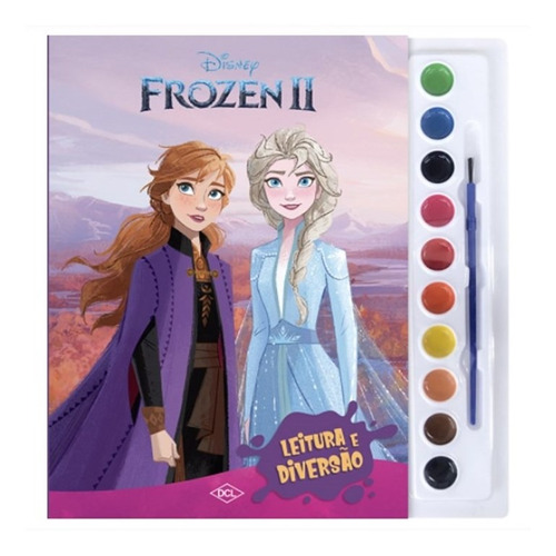 Livro Infantil Colorir Frozen 2  Aquarela