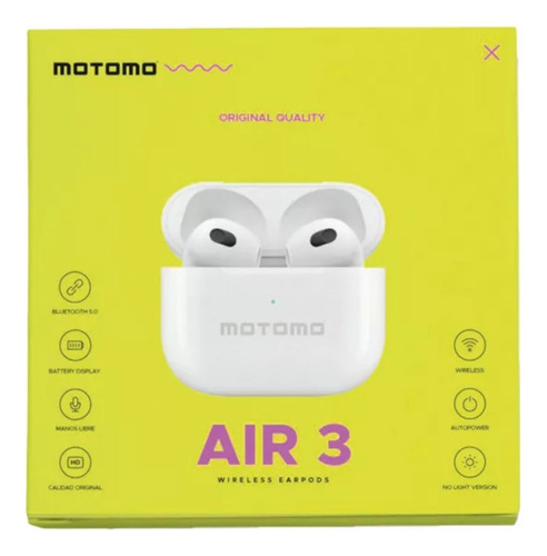  Audifono Bluetooth Motomo Air 3