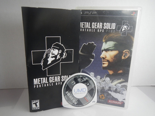 Metal Gear Solid Portable Ops Plus Psp Gamers Code*