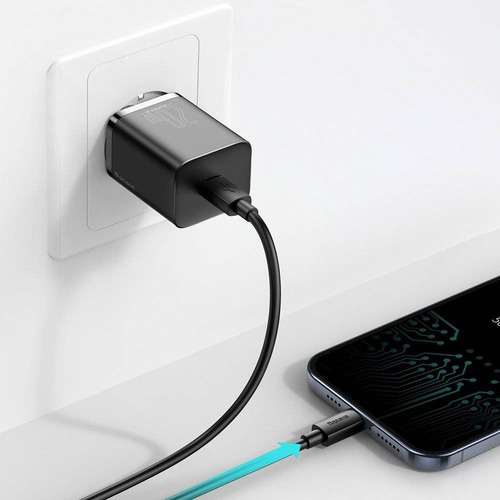 Baseus Cargador Compacto Usb-c 20 Watts Carga Rápida
