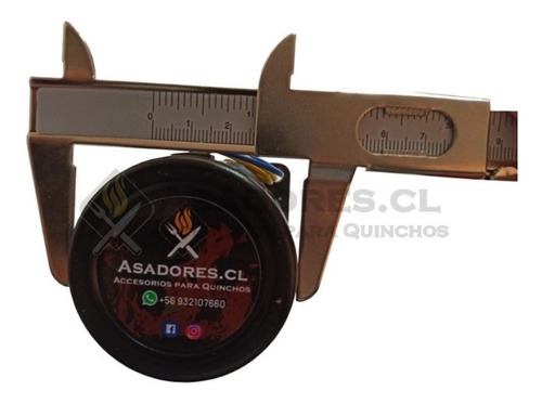 Imagen 8 de 9 de Asadores Newen - Motor Parrilla Spiedo 30k (cable + Acople)