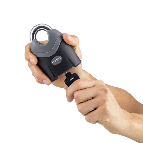 Candado Crafters De Máxima Seguridad De 72mm Profesional Color Negro