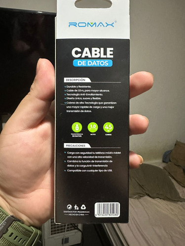 Cable Romax Usb-a A Lightining Para iPhone 11 A +