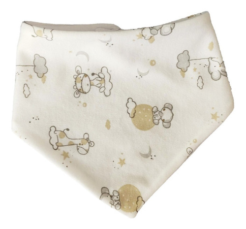 Babero Bandana De Doble Algodón - 3 Unidades A Elección