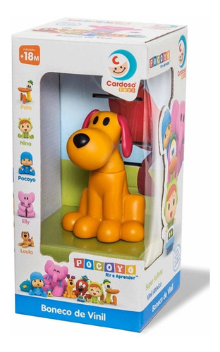 Pocoyo De Vinil + Elly Nina Loula Pato Kit 5 Bonecos Cardoso