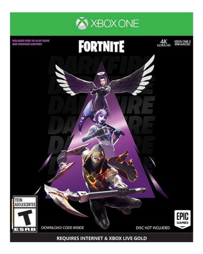 Fortnite Darkfire Bundle Xbox One (código De Descarga)