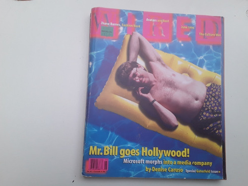 Revista Wired Mr Bill Goes Hollywood Junio 1996.  4.06