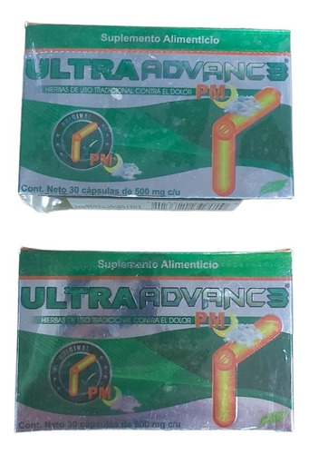 Ultra Advanc3 Pm 30 Caps 500 Mg C/u Pack De 2 Sabor N/a