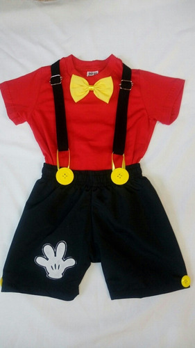 Fantasia Infantil Mickey De 1 A 3 Anos